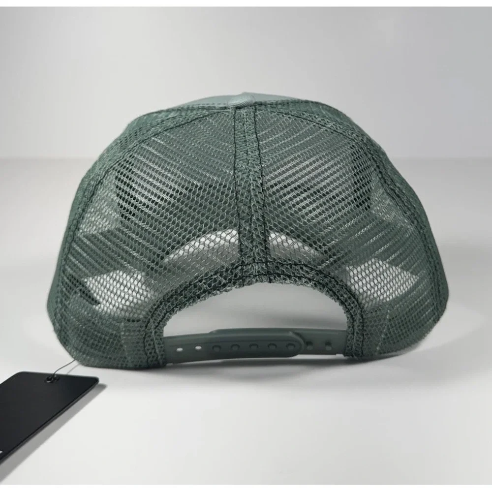 TRUE RELIGION Buddha‎ Trucker Snapback Hat Green Bay Black Men's *NEW* $59